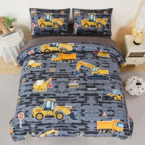 5-Piece Gray Comforter Set for Kids