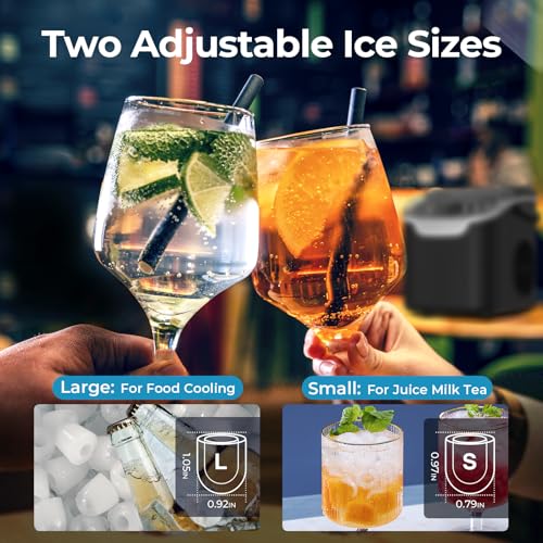 Portable Ice Maker, 26 lbs/Day, 2 Sizes - Image 3
