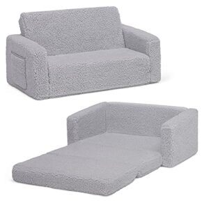 Delta Children Grey Convertible Sofa Lounger