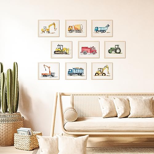 Toddler Boy Room Decor - Truck Wall Art - Image 5