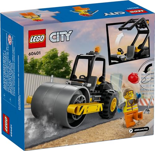 LEGO City Construction Steamroller Toy Set 60401 - Image 6