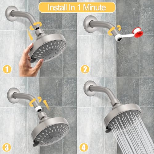 AISOSO 5 Mode High Pressure Shower Head - Image 6