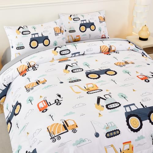 5-Piece White Twin Comforter Set for Kids - Image 6