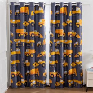 NTBED Blackout Curtains for Kids 42x72 Grey
