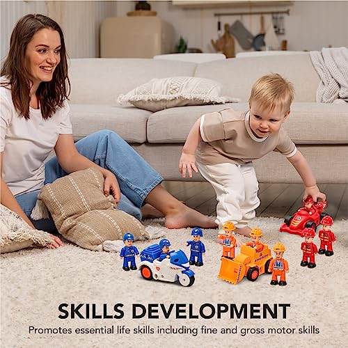 FUNERICA 12-Pcs Toy Vehicles and Figures Set - Image 4