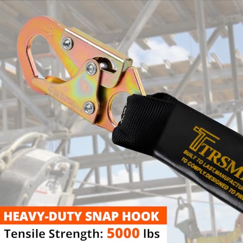 TRSMIMA Full Body Harness with Shock Lanyard - Image 4