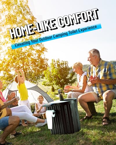 Portable Odorless Camping Toilet with Gel Bags - Image 2