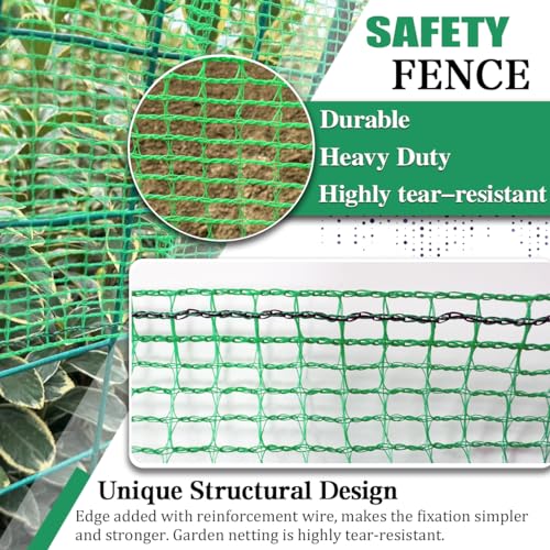 Hortifan 4'x100' Green Temporary Safety Fence - Image 3