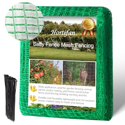 Hortifan 4'x100' Green Temporary Safety Fence