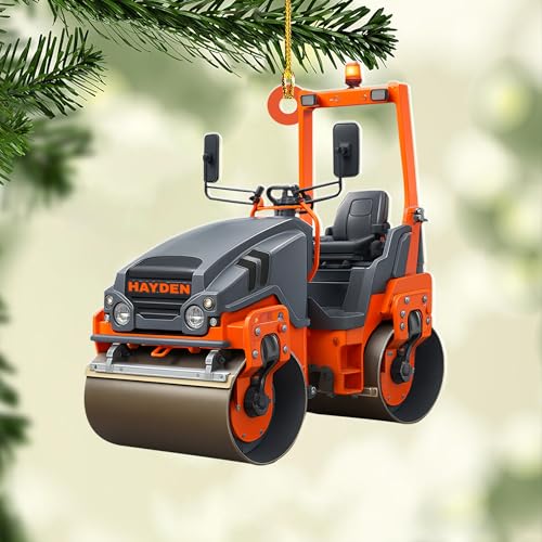 Personalized Asphalt Paver Ornament for Workers - Image 5