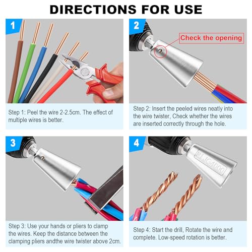 Wire Twister Tool for Drill and Connectors - Image 6