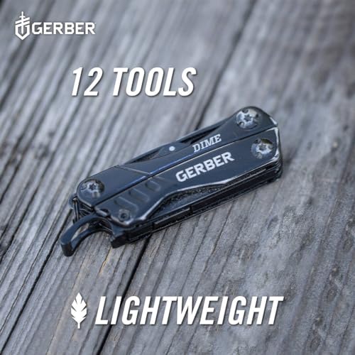 Gerber Dime 12-in-1 Mini Multitool Black - Image 5