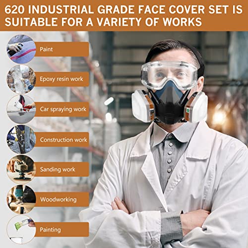 Reusable Respirator Mask with 6001 Filters - Image 6