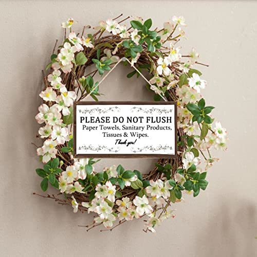 Tomato Fanqie Do Not Flush Sign 5x10" - Image 4