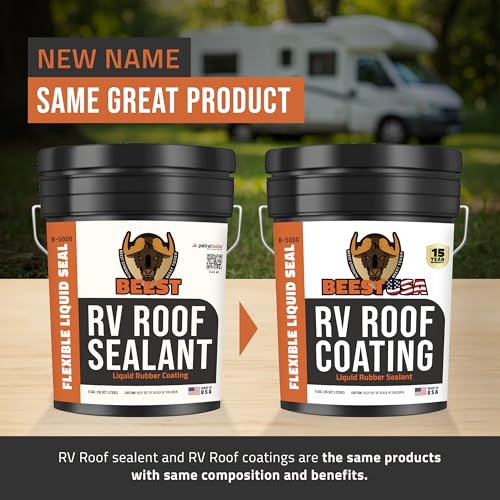 BEEST White RV Roof Coating - 5 Gallon - Image 2