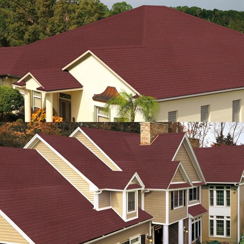Roofing Shingles 3-Tab Red 8-Pack - Image 2