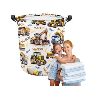 Personalized Truck Laundry Basket, Collapsible Hamper
