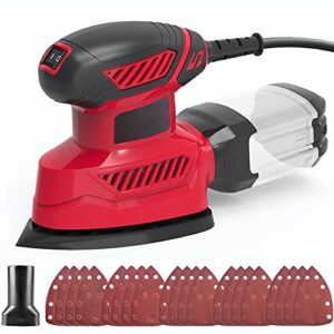 Compact Electric Hand Sander with Sandpapers