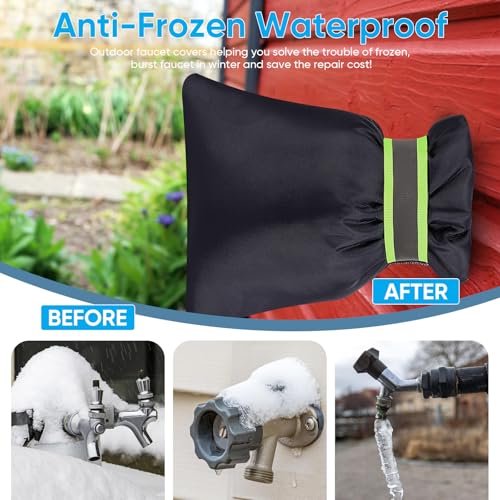 2Pack Outdoor Faucet Covers for Winter - Image 2