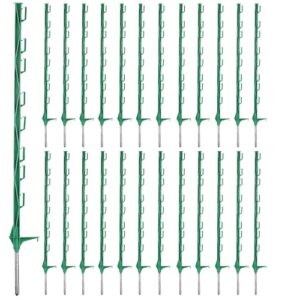 Electric Fence Posts 25 Pack - 4FT Green