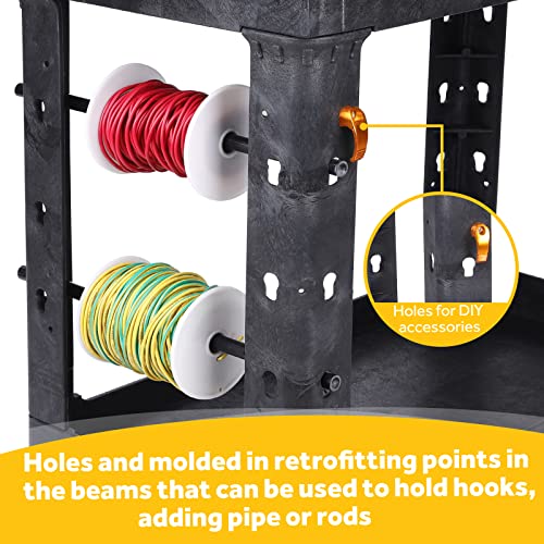 ELAFROS Heavy Duty Utility Cart 34x17" 550 lbs - Image 5