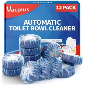 Vacplus Toilet Bowl Cleaner Tablets 12-Pack