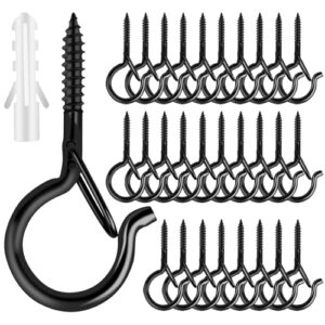35 Pcs Screw-in Hooks for Outdoor Lights