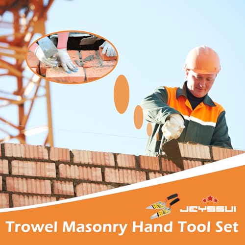 Jeyssui 6" Concrete Trowel Set - 2 Pcs - Image 5