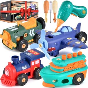 Take-Apart Electric Car Toy for Kids