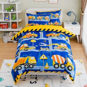 SANDJEST Boys Microfiber Comforter Set, 3-Piece