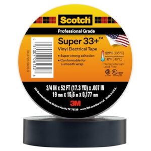 3M Scotch Super 33+ Electrical Tape - Black