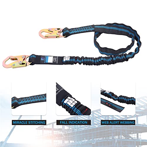 6FT Safety Harness Lanyard with Shock Absorber - Image 6