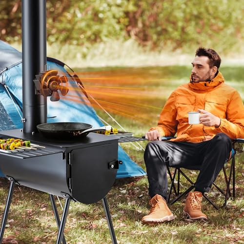 Magnetic Heat Powered Wood Stove Fan - Image 2