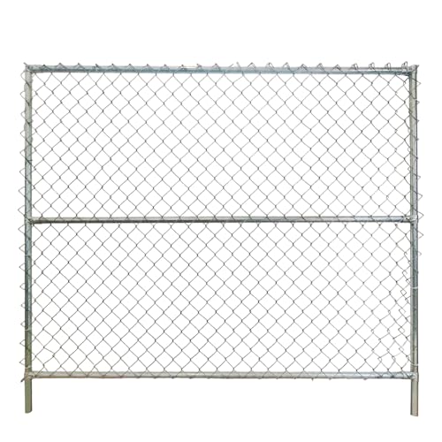 Nuwovwo 6ft x 7.2ft Temporary Chain Link Fence