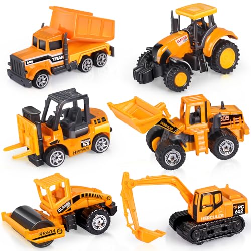 6PCS Diecast Toy Cars Set for Kids
