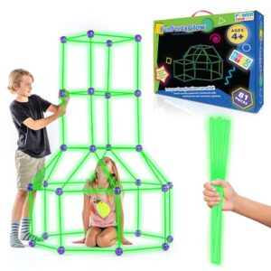 Fun Forts Glow Building Kit for Kids