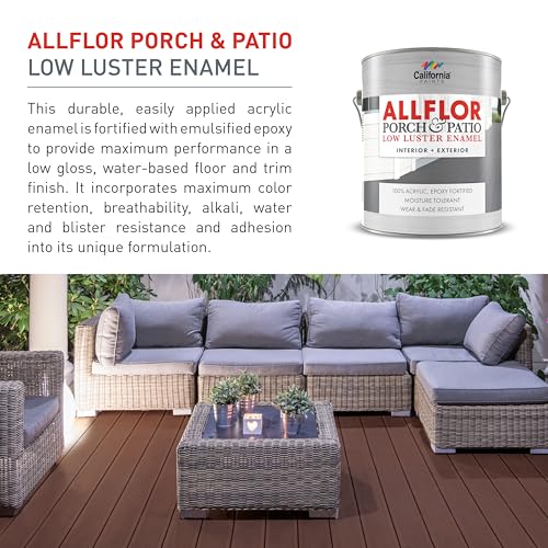 California Paints Allflor Floor Enamel Saddle Brown - Image 3