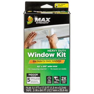 Duck Window Insulation Kit, 5 Windows, Clear