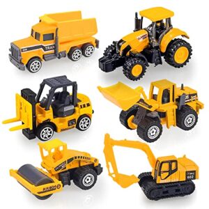 Mini Excavator Construction Vehicle Toy Set