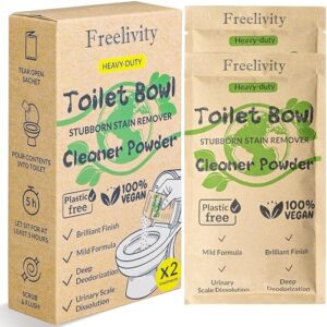 Freelivity Toilet Bowl Cleaner Powder - 2 Treatments