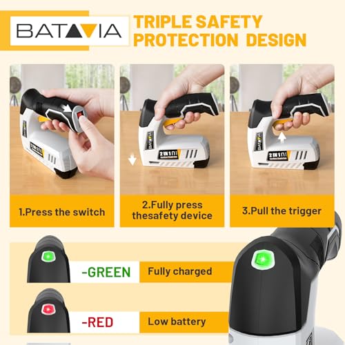 BATAVIA Cordless Staple Gun & Nailer Kit - Image 4