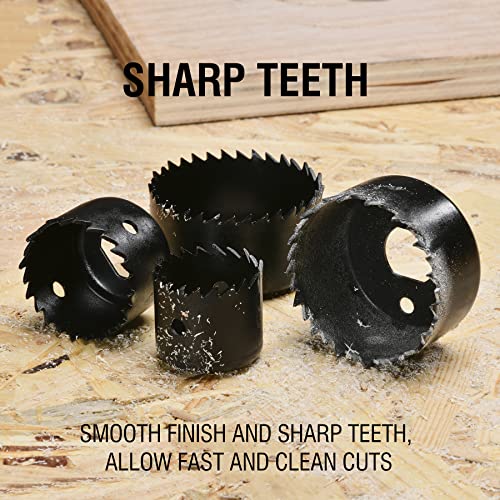 KATA 6PCS Hole Saw Kit 1-1/4" to 2-1/8" - Image 5