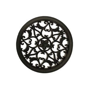 Nuvo Iron 15" Round Black Decorative Insert