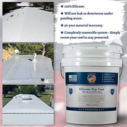 Countryman Coatings Silicone Roof Sealant, 4.75 Gallon - Image 3