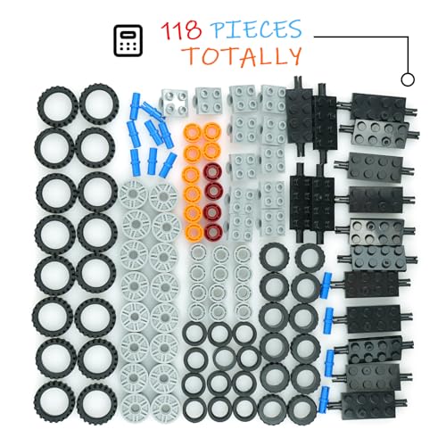 Pasacho City Car Wheels and Axles Set - Image 2