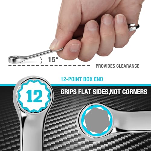 DURATECH 10mm Metric Wrench, 12-Point Offset - Image 3