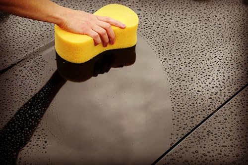 Large Yellow Cleaning Sponges - 2 Pack - Image 2