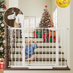 Cumbor Baby Gate - Auto Close for Stairs