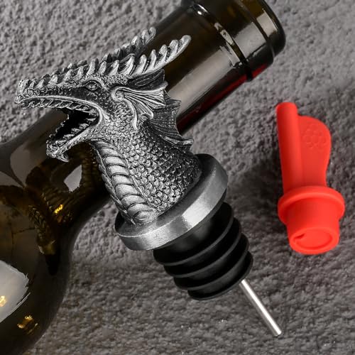 Dragon Head Wine Bottle Pourer and Stopper - Image 6