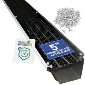 FlowGuard 5 Inch Gutter Cover System - Black